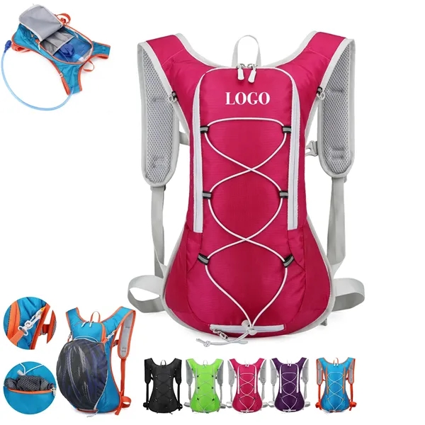 Anti-Splash Water Cycling Hydration Pack With Helmet Bag - Anti-Splash Water Cycling Hydration Pack With Helmet Bag - Image 0 of 7