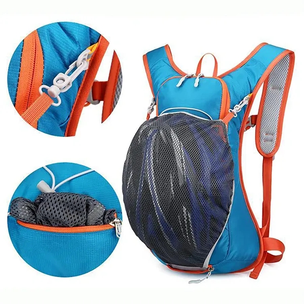 Anti-Splash Water Cycling Hydration Pack With Helmet Bag - Anti-Splash Water Cycling Hydration Pack With Helmet Bag - Image 2 of 7