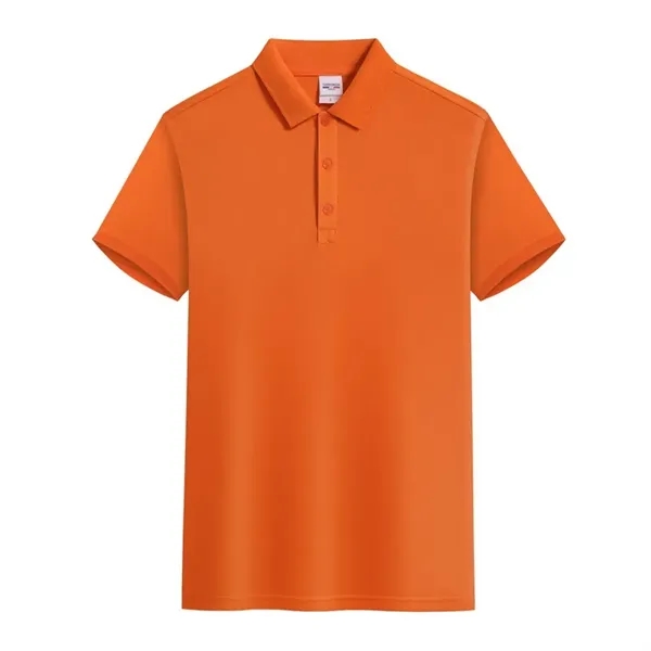 Customised Short Sleeve Lapel Polo Shirt - Customised Short Sleeve Lapel Polo Shirt - Image 1 of 14