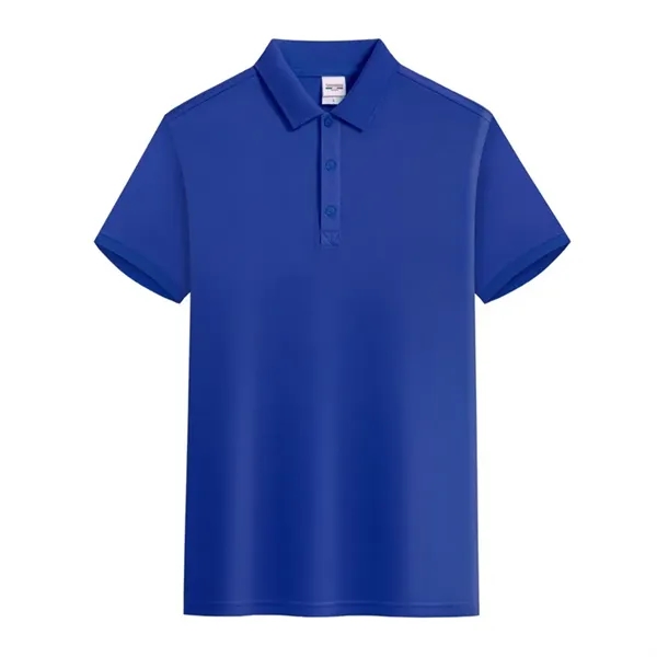 Customised Short Sleeve Lapel Polo Shirt - Customised Short Sleeve Lapel Polo Shirt - Image 6 of 14