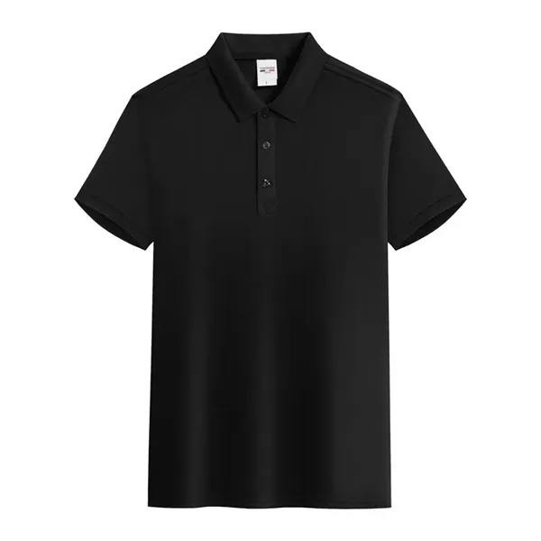 Customised Short Sleeve Lapel Polo Shirt - Customised Short Sleeve Lapel Polo Shirt - Image 9 of 14