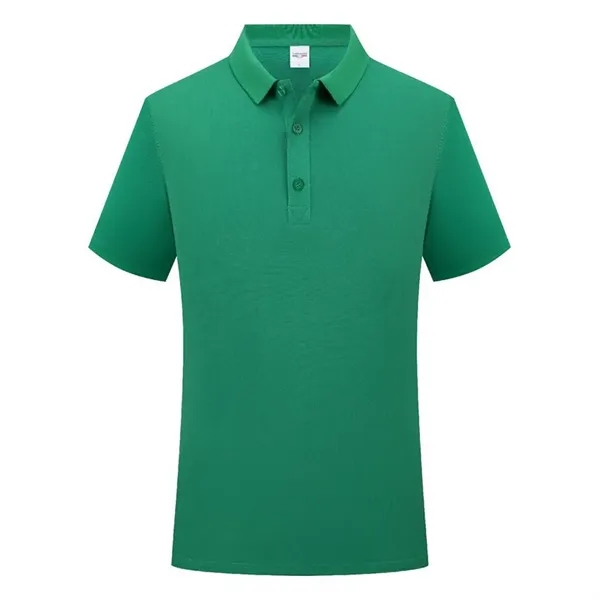 Customised Short Sleeve Lapel Polo Shirt - Customised Short Sleeve Lapel Polo Shirt - Image 10 of 14