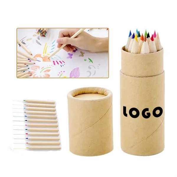 Customizable Wooden Colored Pencils - Customizable Wooden Colored Pencils - Image 0 of 1