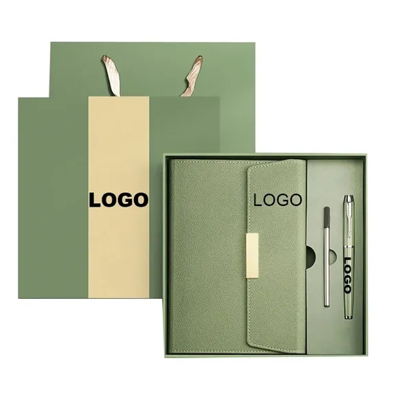 Thick Classic Premium Paper Hardcover Notebook Set With Pen - Thick Classic Premium Paper Hardcover Notebook Set With Pen - Image 0 of 3