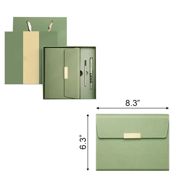 Thick Classic Premium Paper Hardcover Notebook Set With Pen - Thick Classic Premium Paper Hardcover Notebook Set With Pen - Image 3 of 3