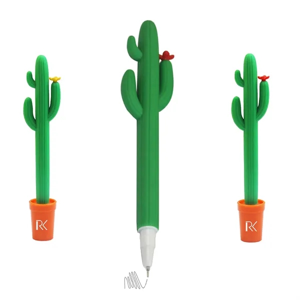 Cactus Pen With Base - Cactus Pen With Base - Image 0 of 3