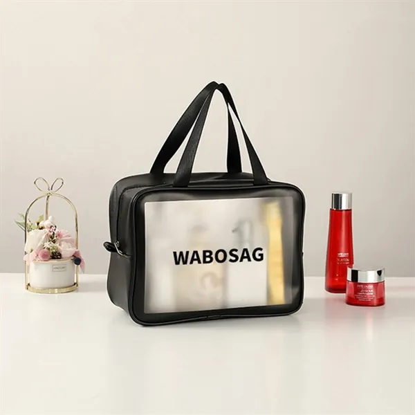 Clear Travel Toiletry Bag - Clear Travel Toiletry Bag - Image 2 of 3