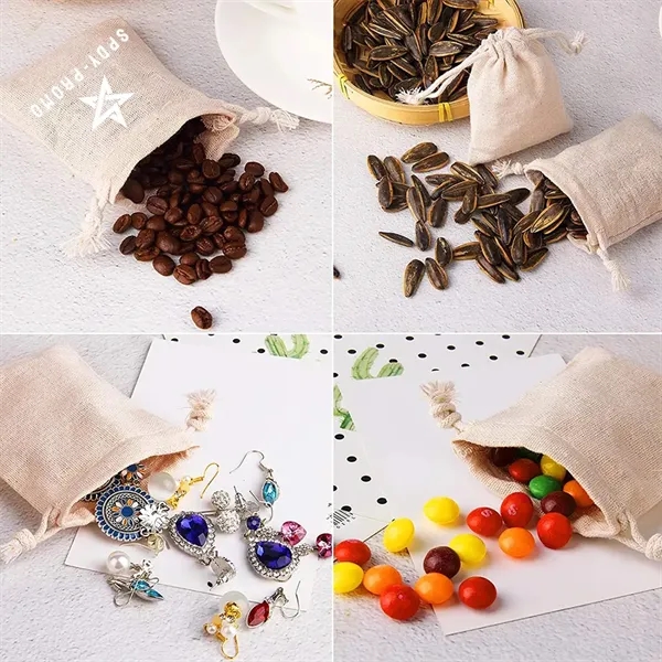 Cotton Drawstring Bag - Cotton Drawstring Bag - Image 1 of 3