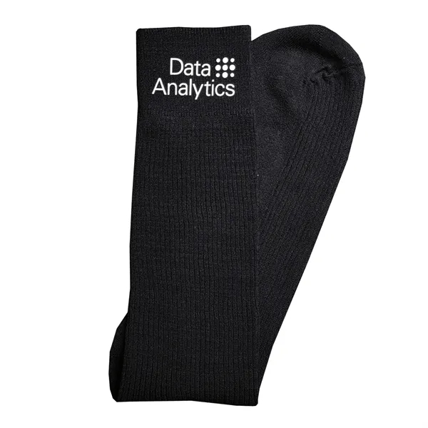 Men's Dress Socks with Oversized DTF - Men's Dress Socks with Oversized DTF - Image 3 of 4