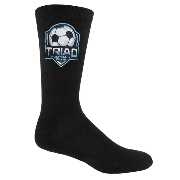 Men's Compression Socks with Oversized DTF - Men's Compression Socks with Oversized DTF - Image 0 of 4