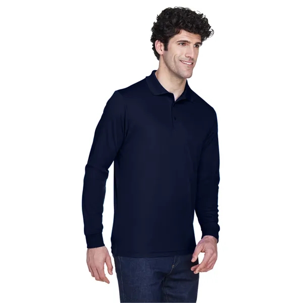 CORE365 Men's Pinnacle Performance Long-Sleeve Pique Polo - CORE365 Men's Pinnacle Performance Long-Sleeve Pique Polo - Image 44 of 49