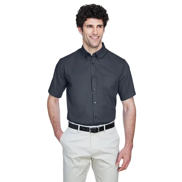 CORE365 Men's Optimum Short-Sleeve Twill Shirt - CORE365 Men's Optimum Short-Sleeve Twill Shirt - Image 1 of 19