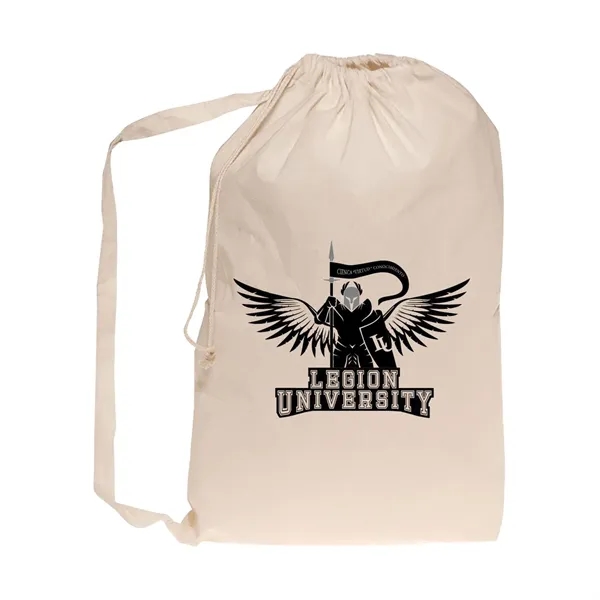 Natural Cotton Laundry Bag (2 Color Imprint) - Natural Cotton Laundry Bag (2 Color Imprint) - Image 0 of 0