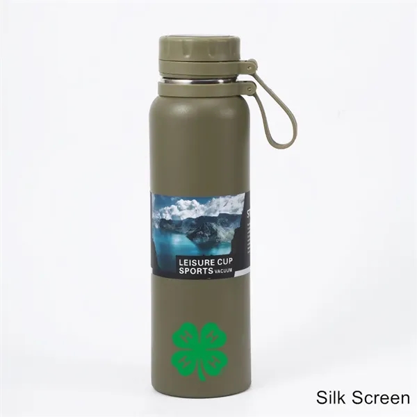 1 L Portable Stainless Steel Vacuum Flask Water Thermos Cup - 1 L Portable Stainless Steel Vacuum Flask Water Thermos Cup - Image 4 of 15