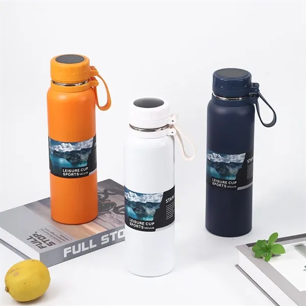 1 L Portable Stainless Steel Vacuum Flask Water Thermos Cup - 1 L Portable Stainless Steel Vacuum Flask Water Thermos Cup - Image 9 of 15