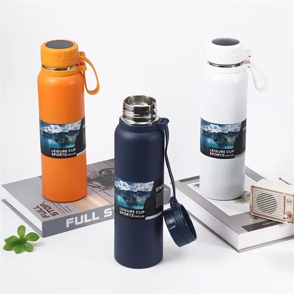 1 L Portable Stainless Steel Vacuum Flask Water Thermos Cup - 1 L Portable Stainless Steel Vacuum Flask Water Thermos Cup - Image 6 of 15