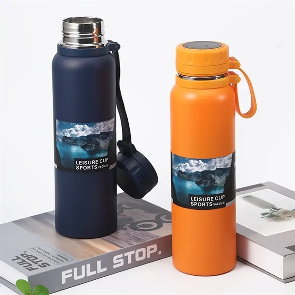 1 L Portable Stainless Steel Vacuum Flask Water Thermos Cup - 1 L Portable Stainless Steel Vacuum Flask Water Thermos Cup - Image 7 of 15