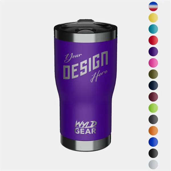 20 oz Wyld Gear® Stainless Steel Vacuum Insulated Tumbler - 20 oz Wyld Gear® Stainless Steel Vacuum Insulated Tumbler - Image 0 of 46