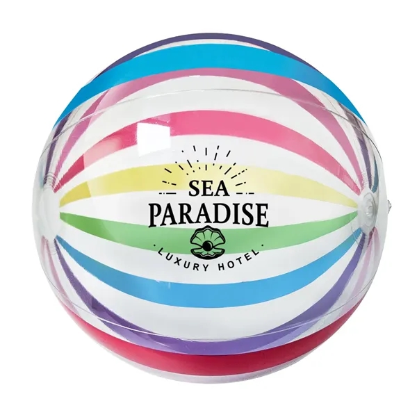 16" Striped Beach Ball - 16" Striped Beach Ball - Image 1 of 3