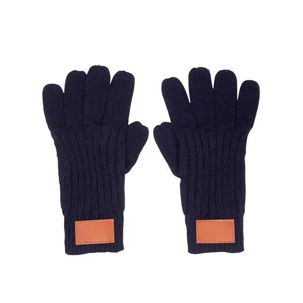 Leeman Rib Knit Gloves - Leeman Rib Knit Gloves - Image 5 of 7