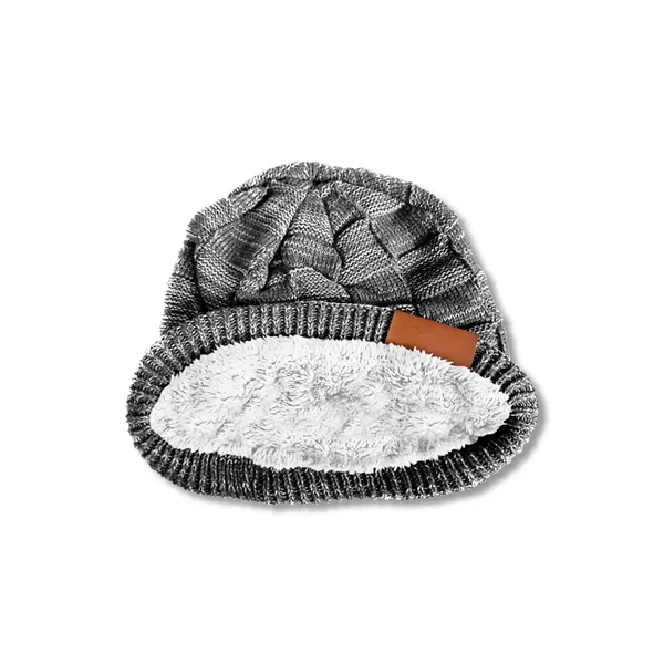 Leeman Fuzzy Lining Slouchy Beanie - Leeman Fuzzy Lining Slouchy Beanie - Image 5 of 8