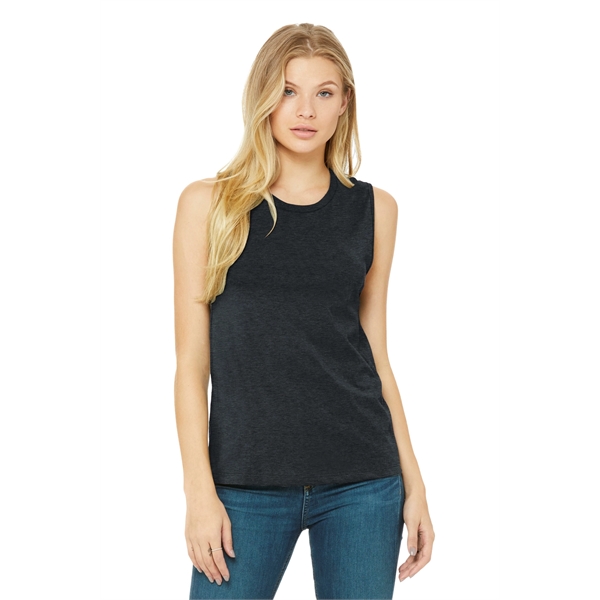 BELLA+CANVAS Women's Jersey Muscle Tank. - BELLA+CANVAS Women's Jersey Muscle Tank. - Image 4 of 47