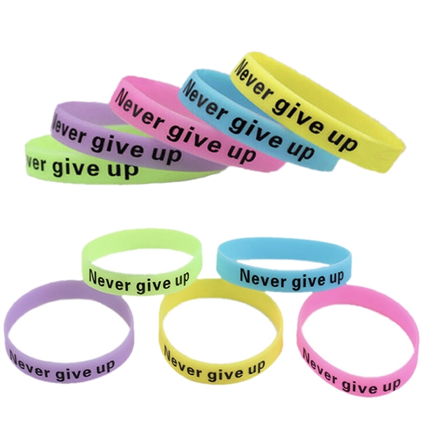 Sprinters Glow In The Dark Silicone Bracelet - Sprinters Glow In The Dark Silicone Bracelet - Image 1 of 3