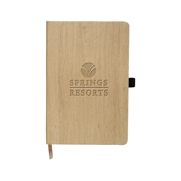 Prime Line Woodgrain Texture Journal Notebook 5.7" X 8.46" - Prime Line Woodgrain Texture Journal Notebook 5.7" X 8.46" - Image 10 of 11