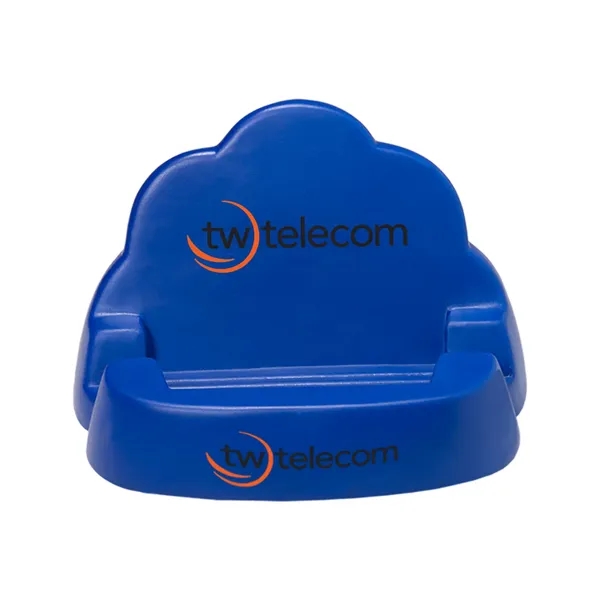 Cloud Shape Phone Stand Stress Ball - Cloud Shape Phone Stand Stress Ball - Image 0 of 3