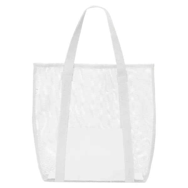 Belle Mare Beach Mesh Tote Bag - Belle Mare Beach Mesh Tote Bag - Image 9 of 18