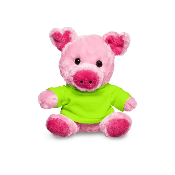 7" Plush Pig With T-Shirt - 7" Plush Pig With T-Shirt - Image 8 of 44