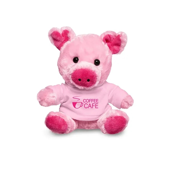 7" Plush Pig With T-Shirt - 7" Plush Pig With T-Shirt - Image 44 of 44