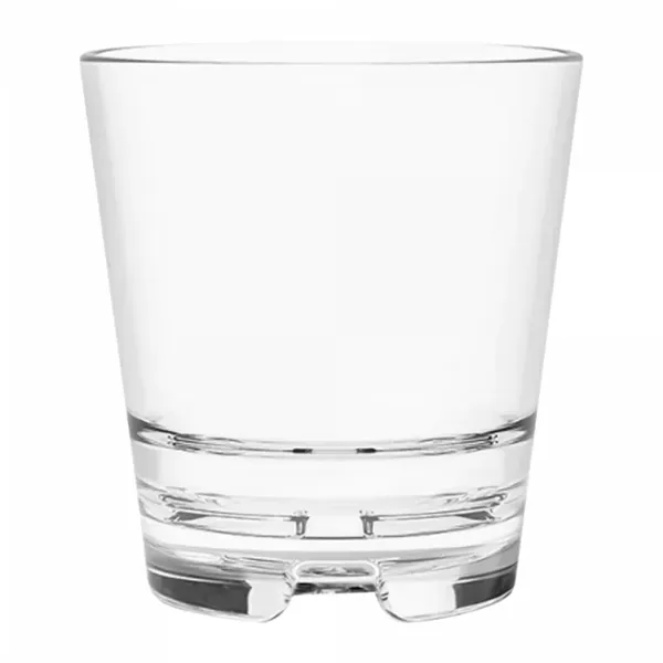 8oz. MS Plastic Stacking Rocks Glass - 8oz. MS Plastic Stacking Rocks Glass - Image 1 of 4