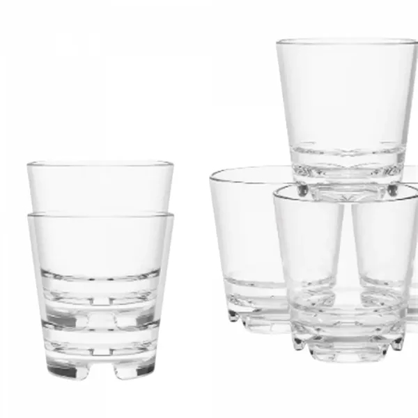 8oz. MS Plastic Stacking Rocks Glass - 8oz. MS Plastic Stacking Rocks Glass - Image 3 of 4
