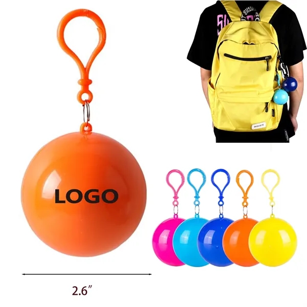 Disposable Raincoat Carrying Plastic Ball MOQ 50PCS - Disposable Raincoat Carrying Plastic Ball MOQ 50PCS - Image 0 of 1