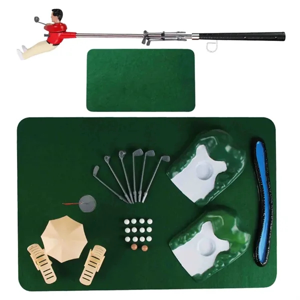 MOQ5 Mini Golfing Man Indoor Golf Kit For Children - MOQ5 Mini Golfing Man Indoor Golf Kit For Children - Image 1 of 3