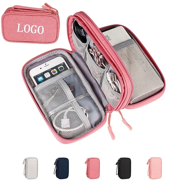 Travel Cable Organizer Pouch - Travel Cable Organizer Pouch - Image 0 of 1