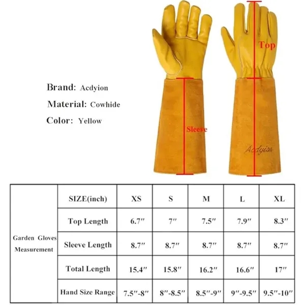 Thorn and Cut Proof Garden Work Gloves - Thorn and Cut Proof Garden Work Gloves - Image 2 of 7