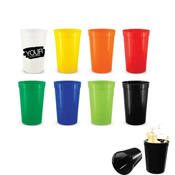16oz Stadium Reusable Plastic Party Cups - 16oz Stadium Reusable Plastic Party Cups - Image 0 of 4