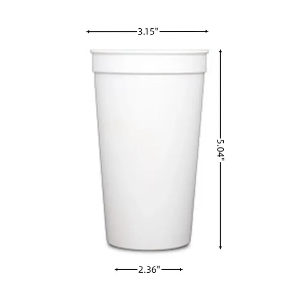 16oz Stadium Reusable Plastic Party Cups - 16oz Stadium Reusable Plastic Party Cups - Image 1 of 4