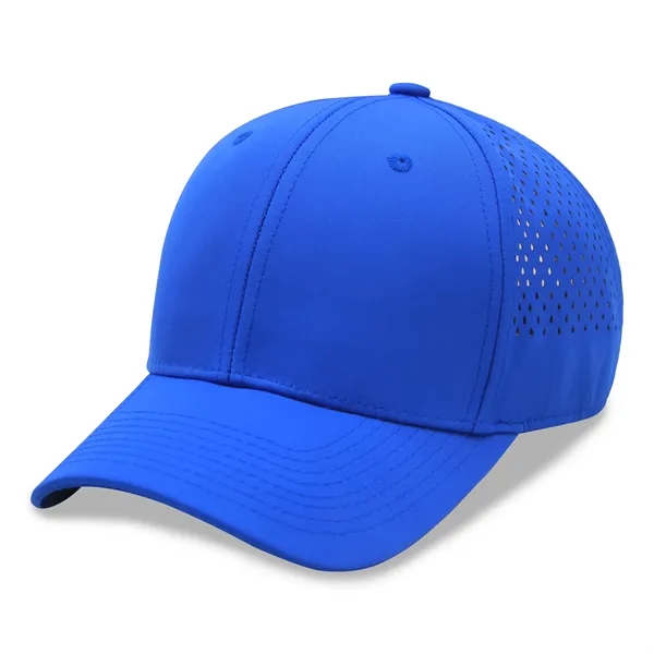 6 Panels Laser Cut Mesh Quick Dry Golf Trucker Cap - 6 Panels Laser Cut Mesh Quick Dry Golf Trucker Cap - Image 1 of 9