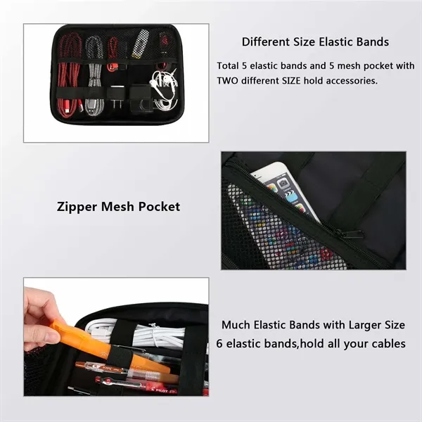 Electronics Organizer Travel Case - Electronics Organizer Travel Case - Image 3 of 4