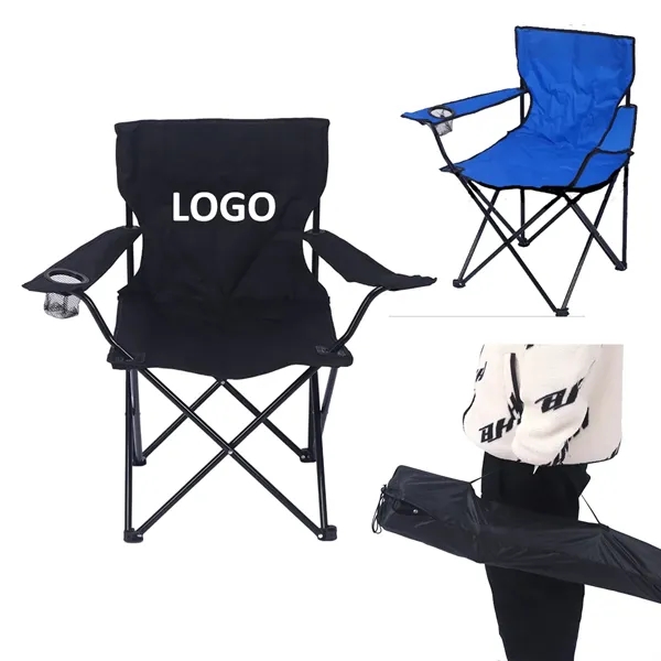 Custom One-piece Oxford Fabric Folding Chair - Custom One-piece Oxford Fabric Folding Chair - Image 0 of 1