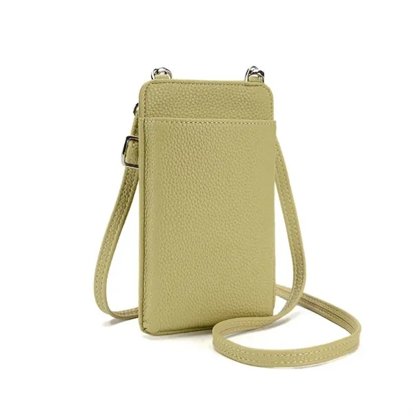 PU Leather Crossbody Sling Bag - PU Leather Crossbody Sling Bag - Image 3 of 5