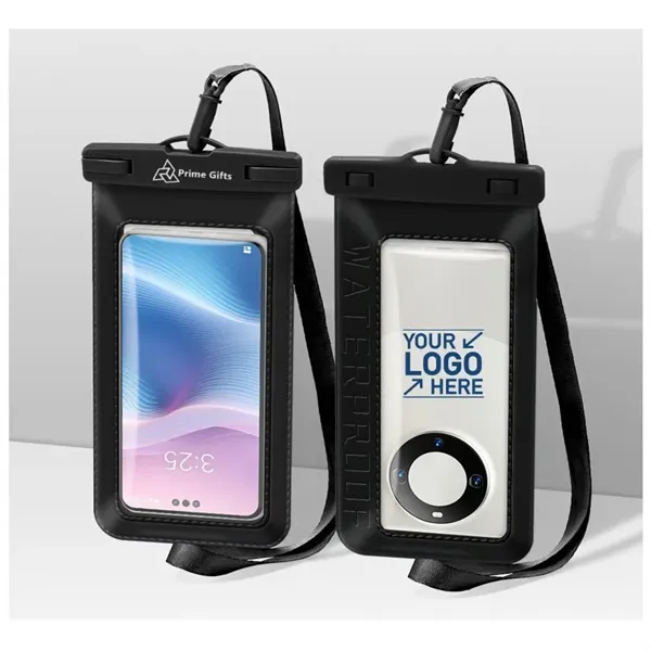 Mobile Phone Waterproof Bag with Lanyard - Mobile Phone Waterproof Bag with Lanyard - Image 0 of 5