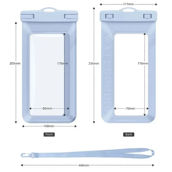 Mobile Phone Waterproof Bag with Lanyard - Mobile Phone Waterproof Bag with Lanyard - Image 5 of 5