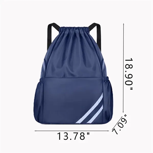 Multifunctional Oxford Cloth Backpack Dym Drawstring Pocket - Multifunctional Oxford Cloth Backpack Dym Drawstring Pocket - Image 1 of 1