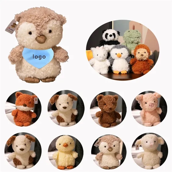 Curly Animal Plush Toys