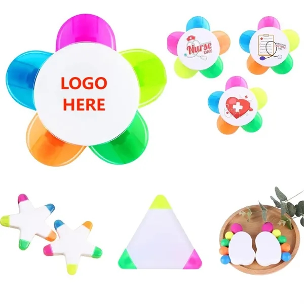 Various Shape Colorful Petal Highlighter - Various Shape Colorful Petal Highlighter - Image 0 of 5