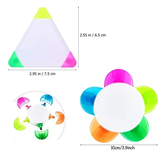 Various Shape Colorful Petal Highlighter - Various Shape Colorful Petal Highlighter - Image 2 of 5